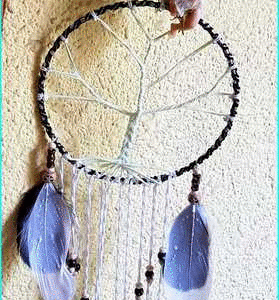 atrapasueños árbol de la vida artesanal
